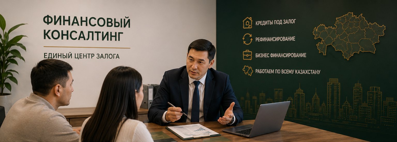Единый Центр Залога — финансовый консалтинг по всему Казахстану